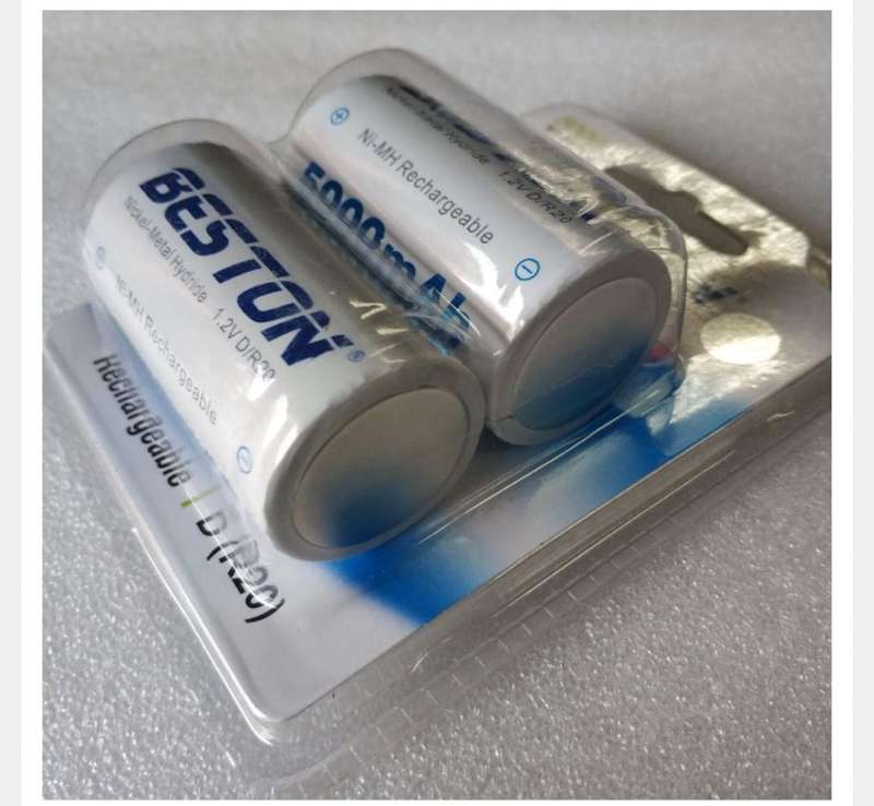 Beston D/R20 1.2V 5000mAh Reachargeable Battery Pack