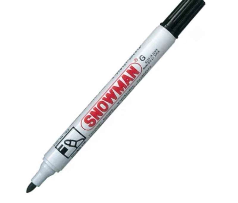 Showmen Permanent Marker Black-Box of 10 Pieces