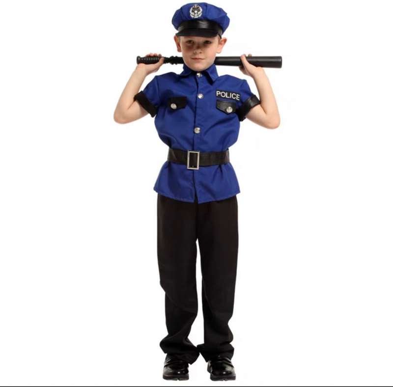 Kid's Police Dress Up Costume