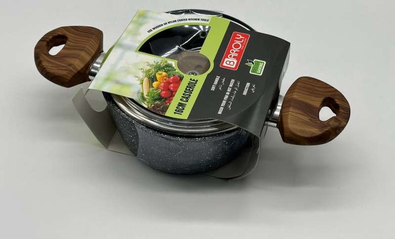 Non Stick Casserole Pot with Lid-16cm