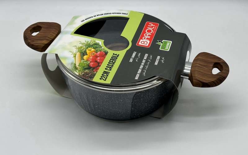 Non Stick Casserole Pot with Lid-22cm