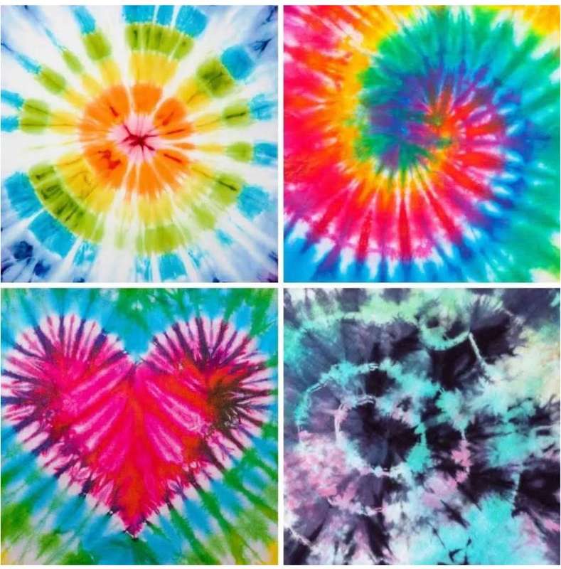 Fabric Clothing Tie-Dye Kit 5 Colors