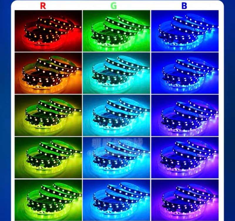 2M bluetooth RGB strips light