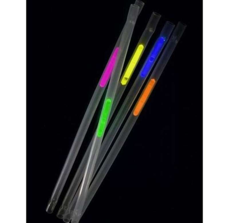 Glow in the Dark Party Drinking Straws 45 Piece