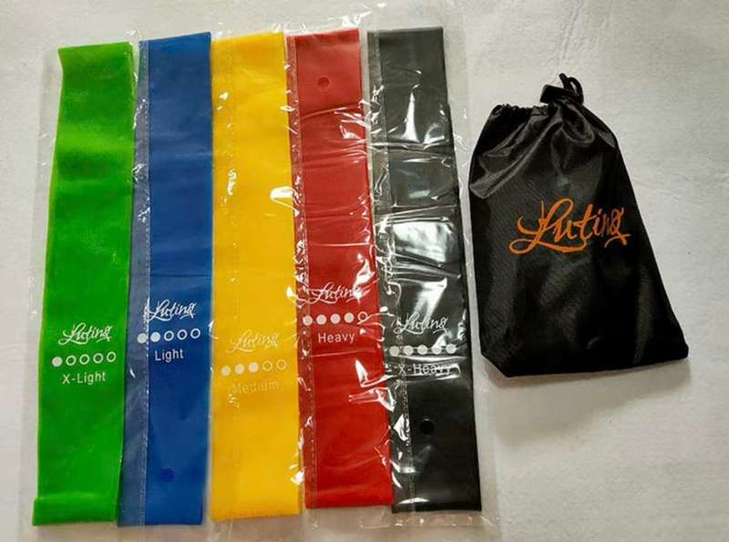 Latex yoga hip leg elastic belt elastic rope yoga shoulder b