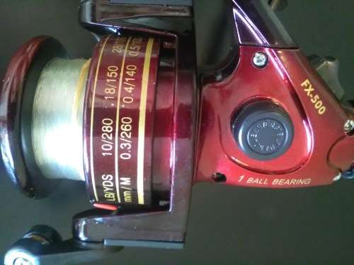 FX-500 Spinning reel fishing reel - Graphite spool - Ball bearing