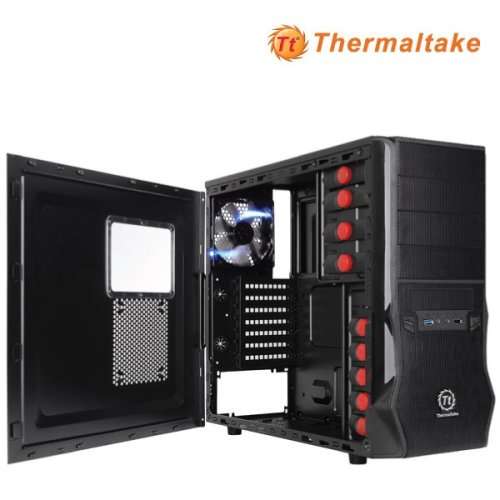 FAST THERMALTAKE DESKTOP, Intel Core i5 4460 CPU, 16Gb Ram, 256Gb SSD + 1Tb HDD,- SEE DESCRIPTION