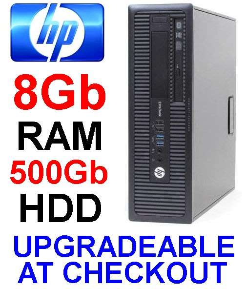 HP Elitedesk - 4th Gen Core i5 CPU, 8Gb RAM, 500Gb HDD - EXCELLENT BUSINESS COMPUTER