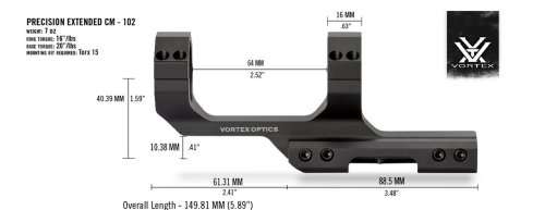 *NEW* Vortex Sport Cantilever Mount (Value R4000)