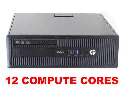 HP ELITEDESK (7th GEN) with 12 Compute Cores - EXCELLENT BUSINESS PC