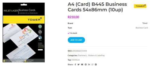 *BULK LOT* INKJET/LASER PRECUT BUSINESS CARDS - See Description