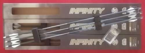 Bowhunting Nexxus Infinity Fletched Arrow Shafts with Outserts (Retail R3995)