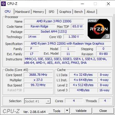 HP ELITEDESK RYZEN with RADEON VEGA 8 GRAPHICS