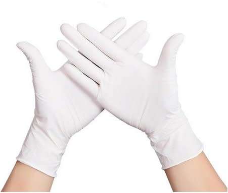 BOX of 100 LATEX EXAMINATION GLOVES