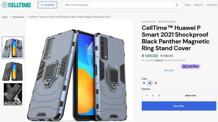 156 x CellTime Black Panther Phone Cases - Retail over R23k