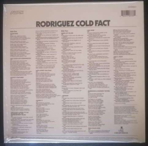 Rodriguez Cold Fact LP (new, sealed)