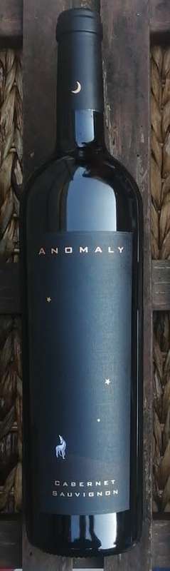2018 Anomaly Cabernet Sauvignon from the Napa Valley, California.