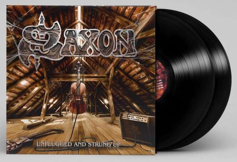 Saxon Unplugged and Strung Up - Double LP (new, sealed)