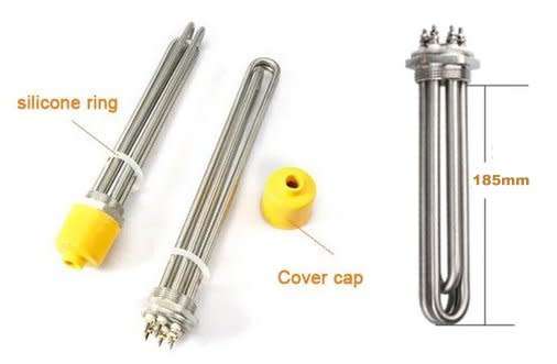 380V 3Kw Stainless Steel Immersion Electric Element Water Heater