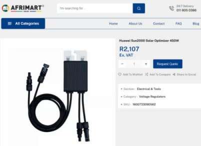 *R2107* Huawei Smart PV Solar Optimizer