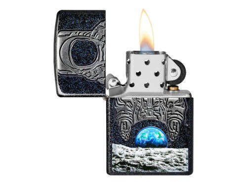 2019 ZIPPO LIMITED "MOON LANDING" GALAXY STARDUST ARMOR CASE LIGHTER ** NEW **
