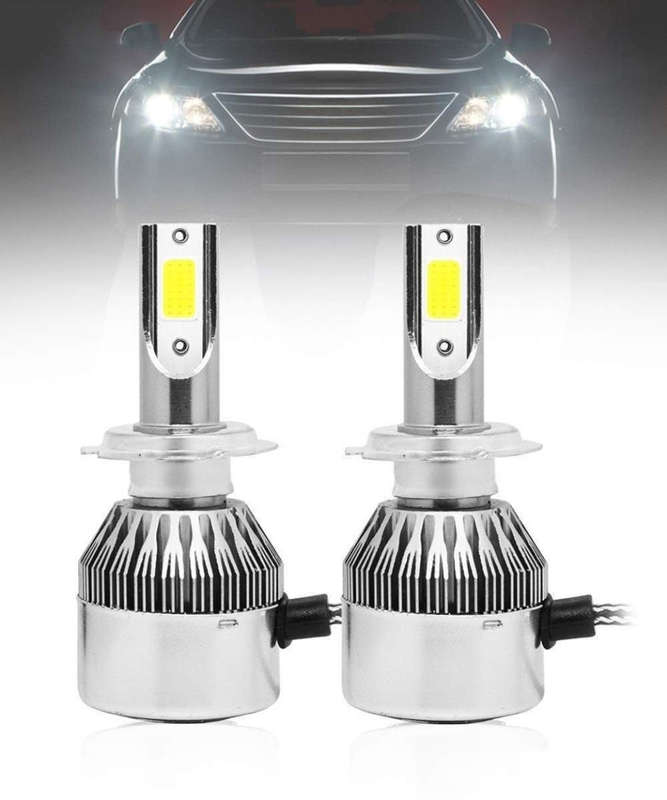 LED Headlight Kit - C6 (H3) 6000k All in One Compact Design H3  &  H9