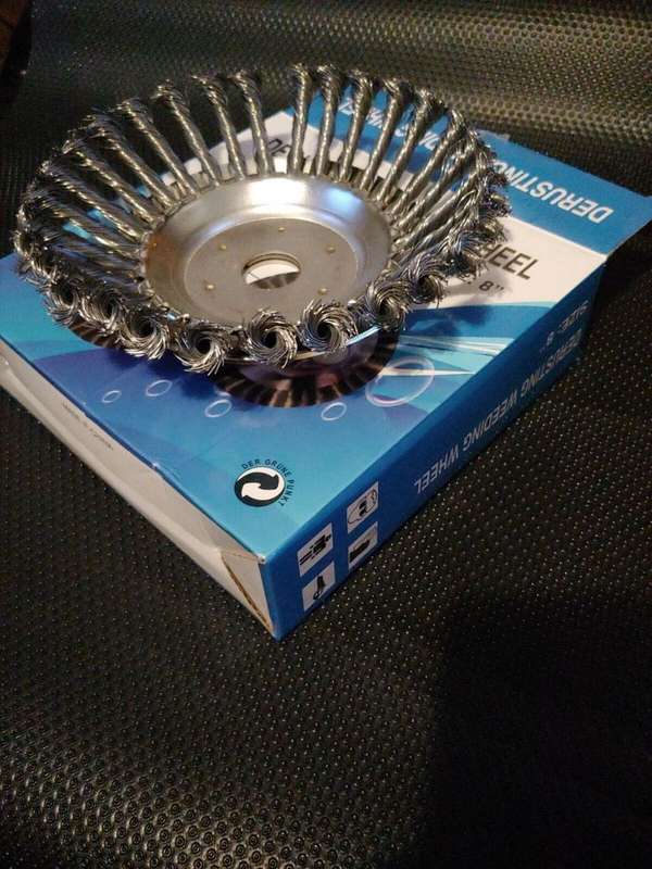 DERUSTING WEEDING WHEEL 8`