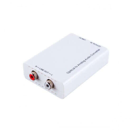 OPTICAL TO ANALOG AUDIO CONVERTER CON-TOS-A1