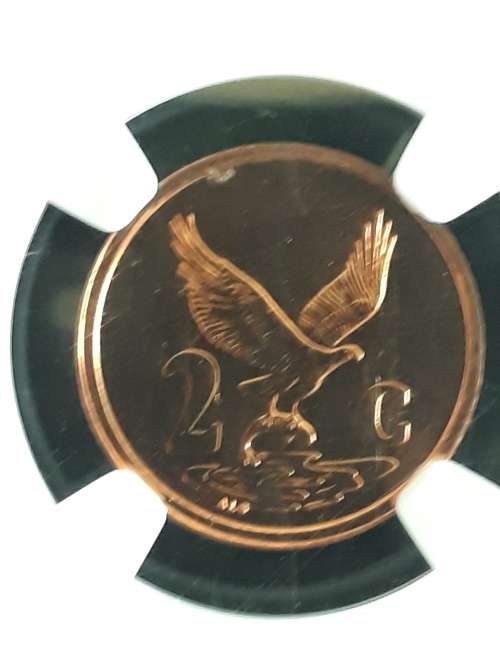 2000 2 Cent MS 64 RD - Old Coat of Arms