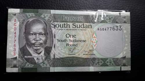 2011 South Sudan Uncirculated Banknote