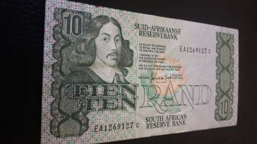1985 Gerhard de Kock R10 (Book value R100 in EF)