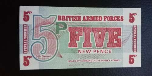 British Armed Forces 5 Pence