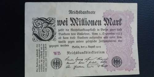 1923 Germany 2 Million Mark