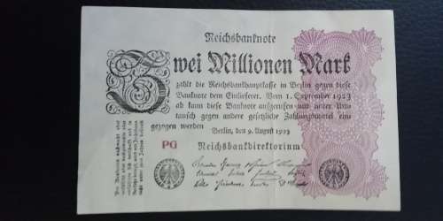 1923 Germany 2 Million Mark