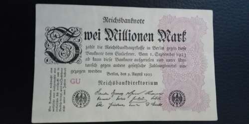 1923 Germany 2 Million Mark