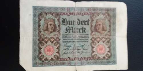 1920 Germany 100 Mark