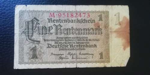 1937 Germany 1 Mark