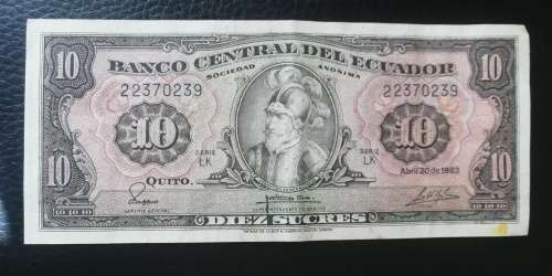 1983 Ecuador 10 Sucres
