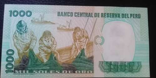 1981 Peru 1000 Soles - Modes of Transport
