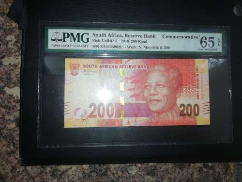 2018 Nelson Mandela Centenary Banknote Set - Graded PMG