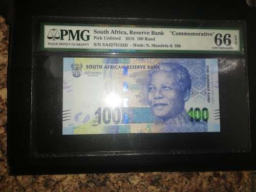 2018 Nelson Mandela Centenary Banknote Set - Graded PMG