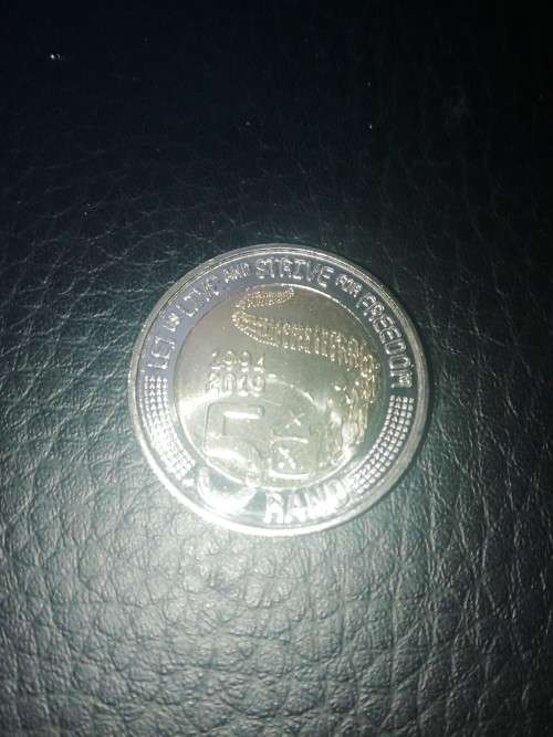 2019 R5: 25 Year Democracy (From a sealed S A Mint bag) - Uncirculated