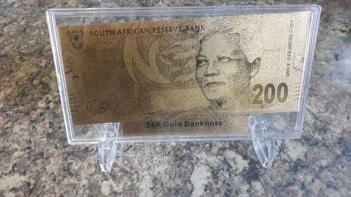 Stunning Leopard Gold Banknote in Display Stand!!!