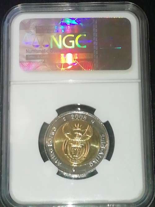 2008 R5: Mandela 90th Birthday NGC MS 66