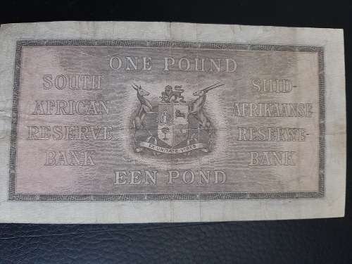 1942 One Pound Johannes Postmus
