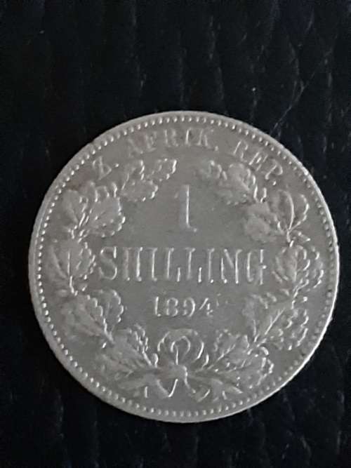 1894 Zar Silver Shilling