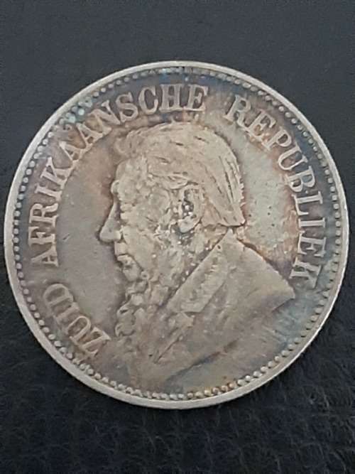1897 Zar Silver 2.5 Shillings