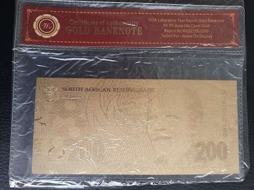 Gold Banknote Leopard