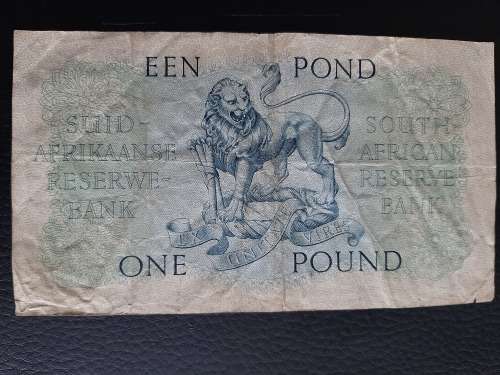 1956 One Pound M H de Kock #766657