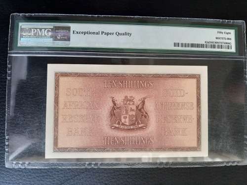1944 Ten Shillings Johannes Postmus PMG 58